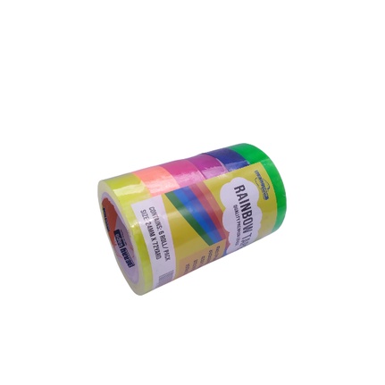

Solasi Berry Rainbow 1 inchi (24mm) x 72 yard 6 Warna 1 Slop Isi 6 - AGB