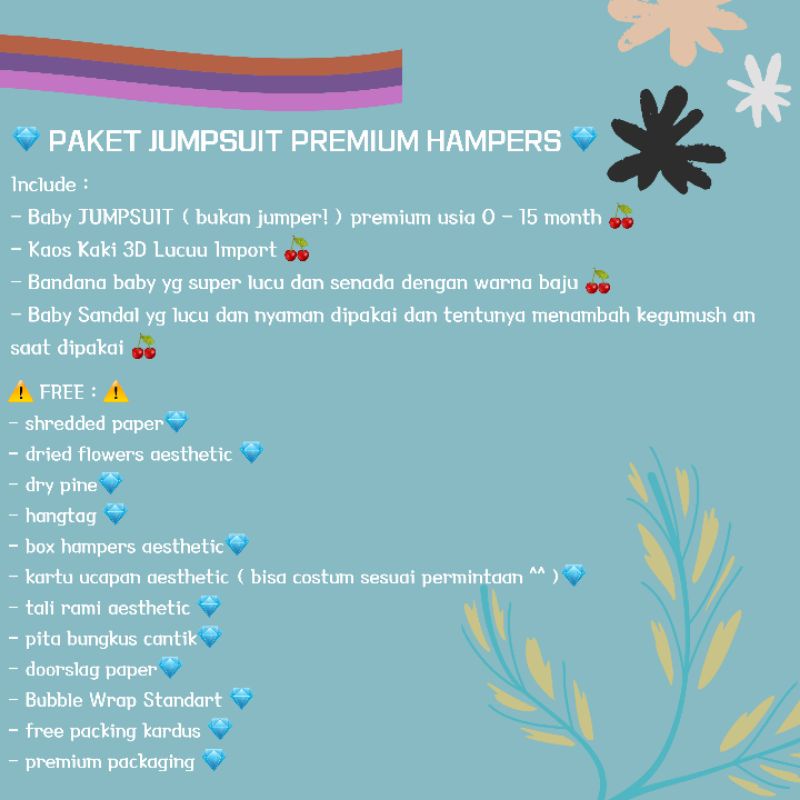 KADO BAYI | HAMPERS BAYI | JUMPER BAYI | JUMPSUIT BAYI | DRESS BAYI PEREMPUAN | BAJU BAYI LAKI LAKI | HAMPERS BAYI NEWBORN | HAMPERS BABY BOY | HAMPERS BABY GIRL | SETELAN ANAK LAKI LAKI | SETELAN ANAK PEREMPUAN | BABY GIFT | PARCEL NEWBORN | KADO LAHIRAN-2