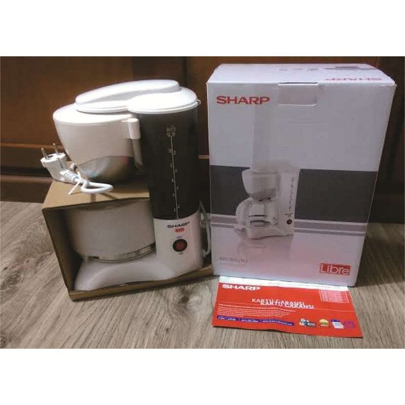 Coffee Maker Sharp HM-80L-W Mesin Pembuat Kopi Listrik HM80L(W) Murah- Garansi Resmi SHARP