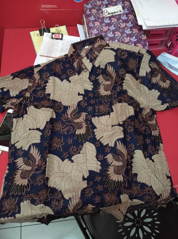 Baju Batik Pria Slimfit Big Size M L Xl Xxl Atasan Kemeja Batik Lengan Panjang Original