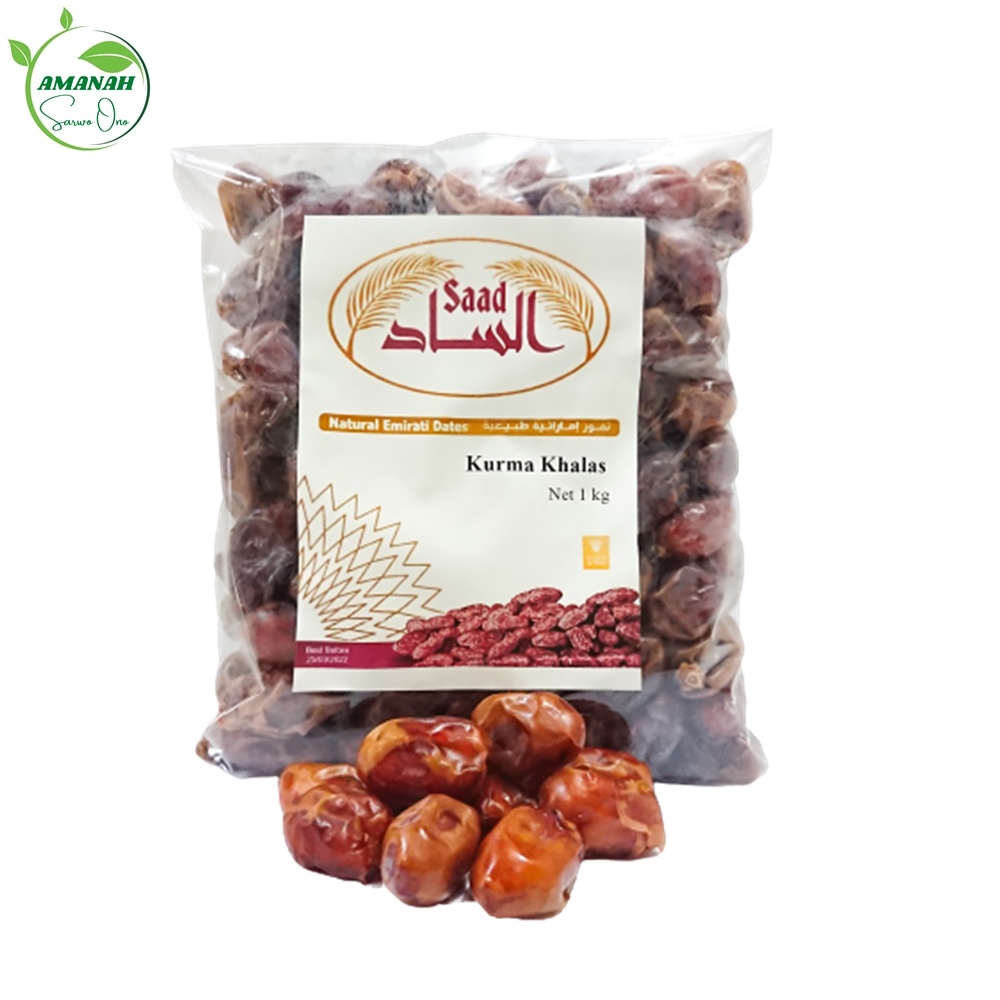 

Kurma Khalas Saad 1 kg - Kholas Al Madinah Dates