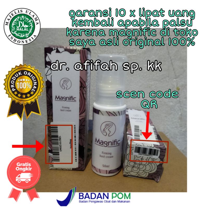 MAGNIFIC  ASLI ORIGINAL 100% PEMBESAR PAYUDARA