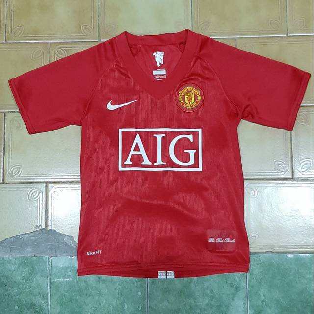 Jersey Manchester United Home 2007 ORIGINAL For Kids