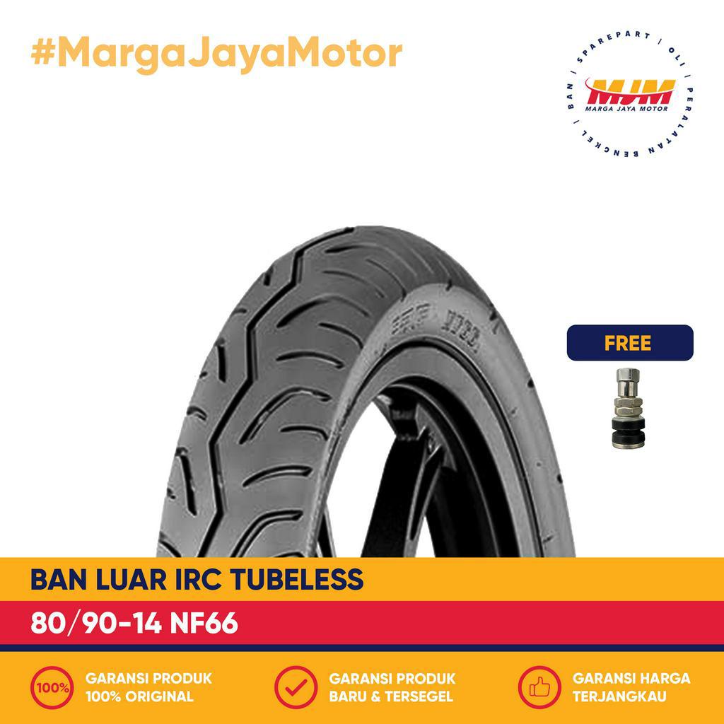 Ban Luar IRC NF66 80/90-14 Tubeless Free Pentil