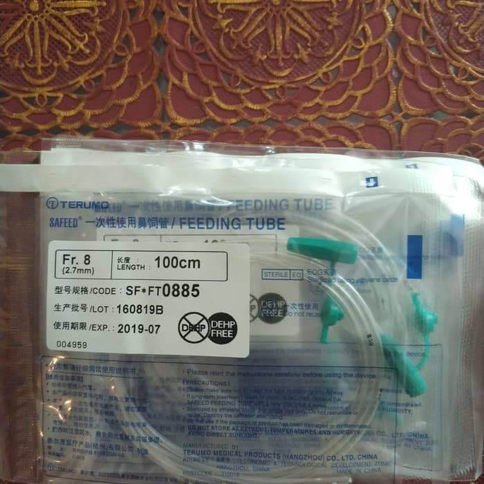 Jual Ngt Terumo Fr 8 / Stomach Tube / Feeding Tube Terumo Fr 8 Murah