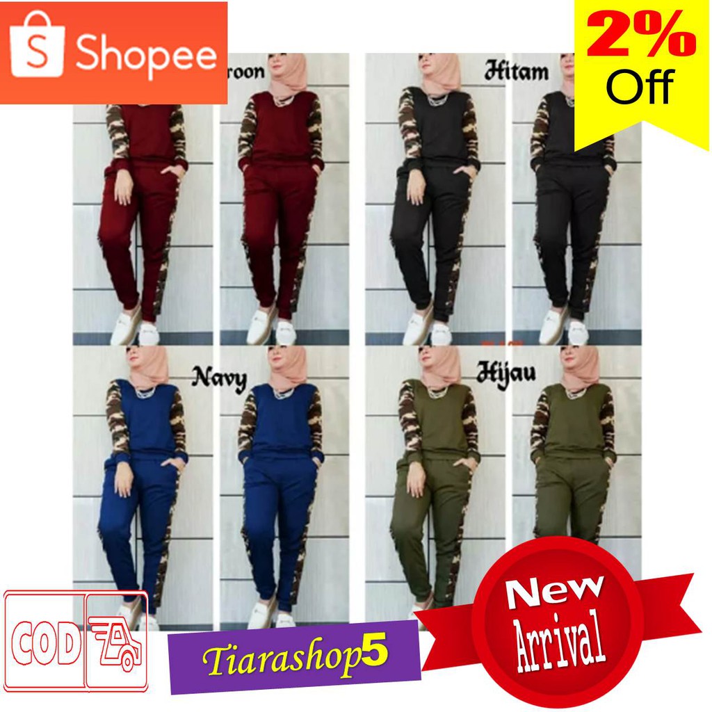 Setelan pakaian olahraga wanita baju senam jumbo olahraga training trening setelan senam xxxl