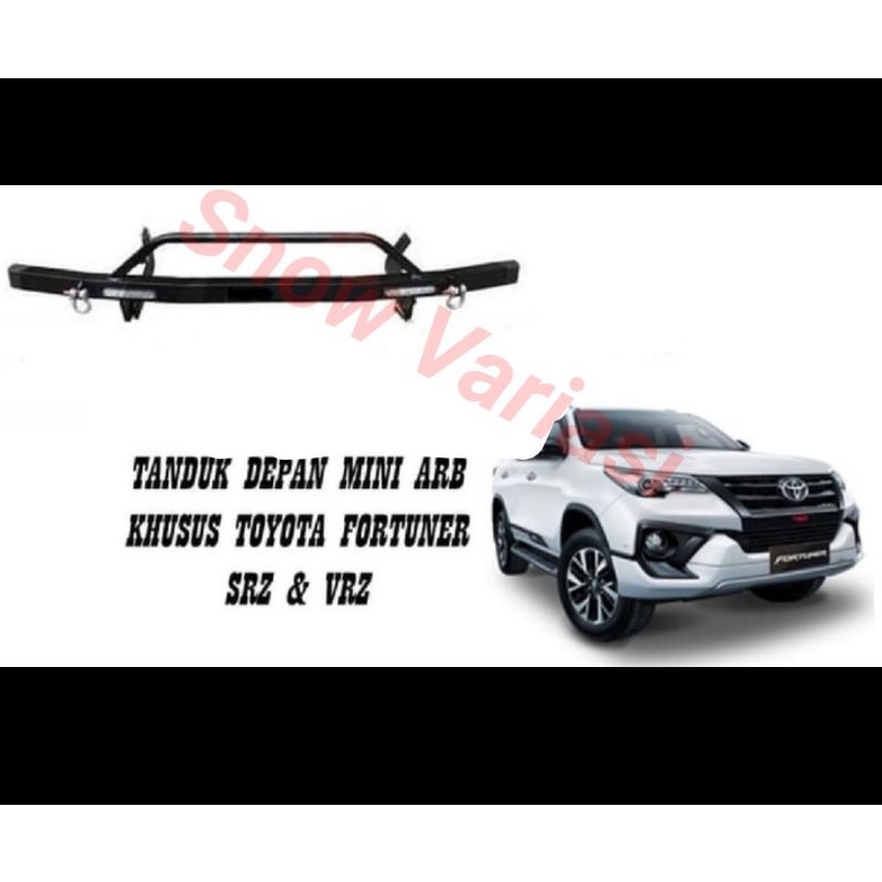 TANDUK BUMPER ARB TOWING DEPAN ARB MINI FORTUNER VRZ 2016 2022 2034