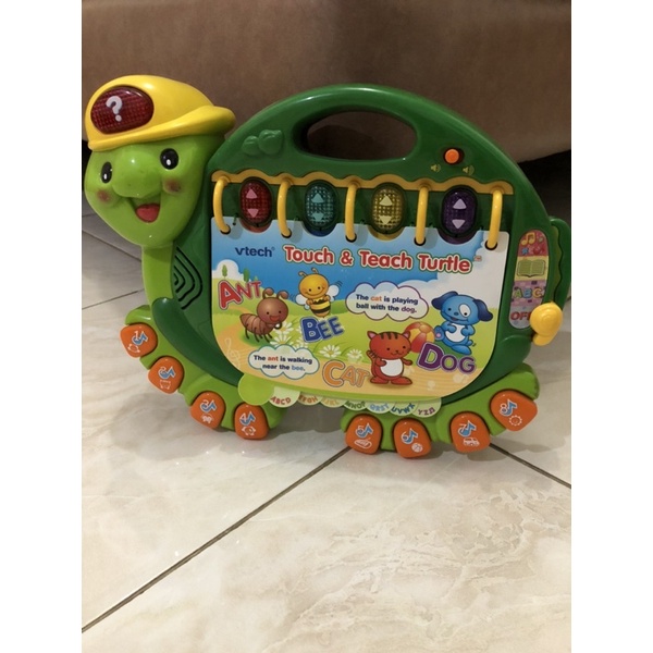 Vtech Touch & Teach Turtle Book [Preloved]