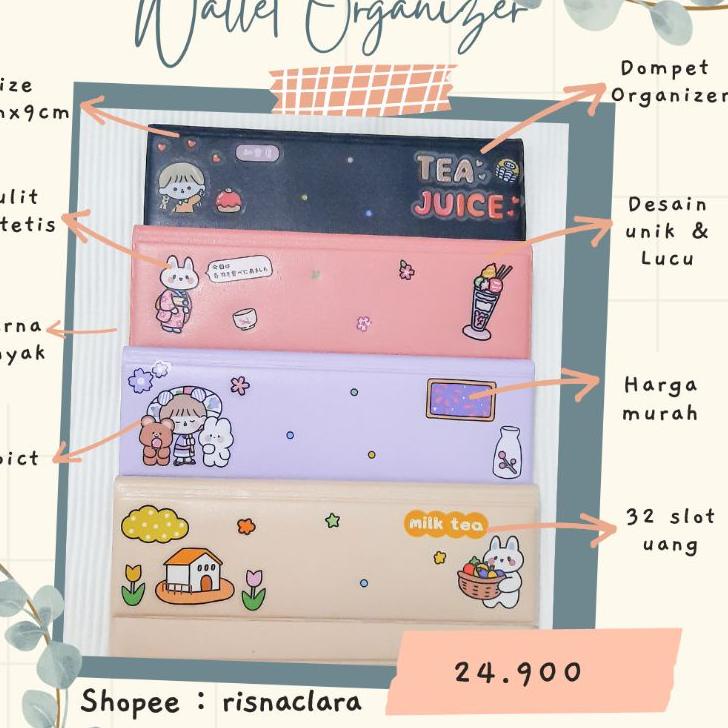 Terlaris.. Dompet organizer/ wallet organizer/ dompet pintar/dompet disiplin