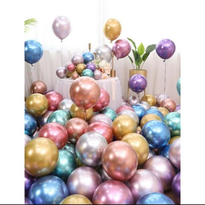 Balon latex chrome 12 inch