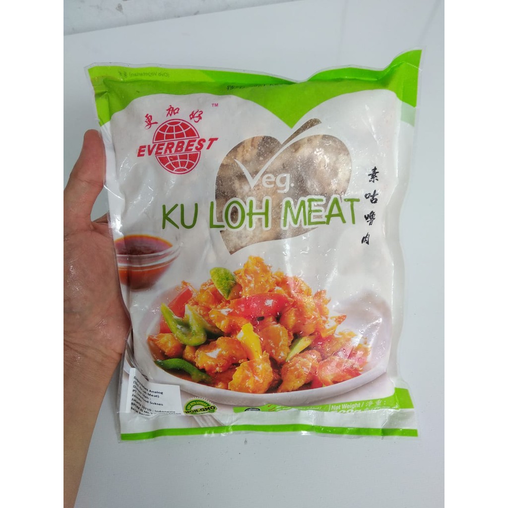 

Everbest Ku Loh Meat Daging Bebek Analog Kuloh Ovo Vegetarian 500gr