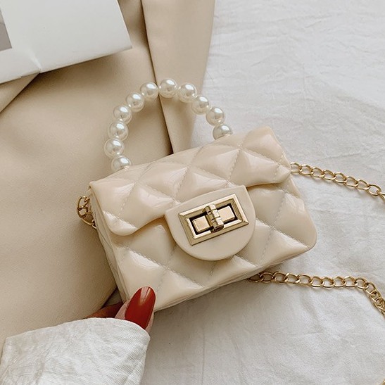TAS JELLY MINI TAS JELLY MUTIARA TAS SELEMPANG MINI MUTIARA 100% PREMIUM