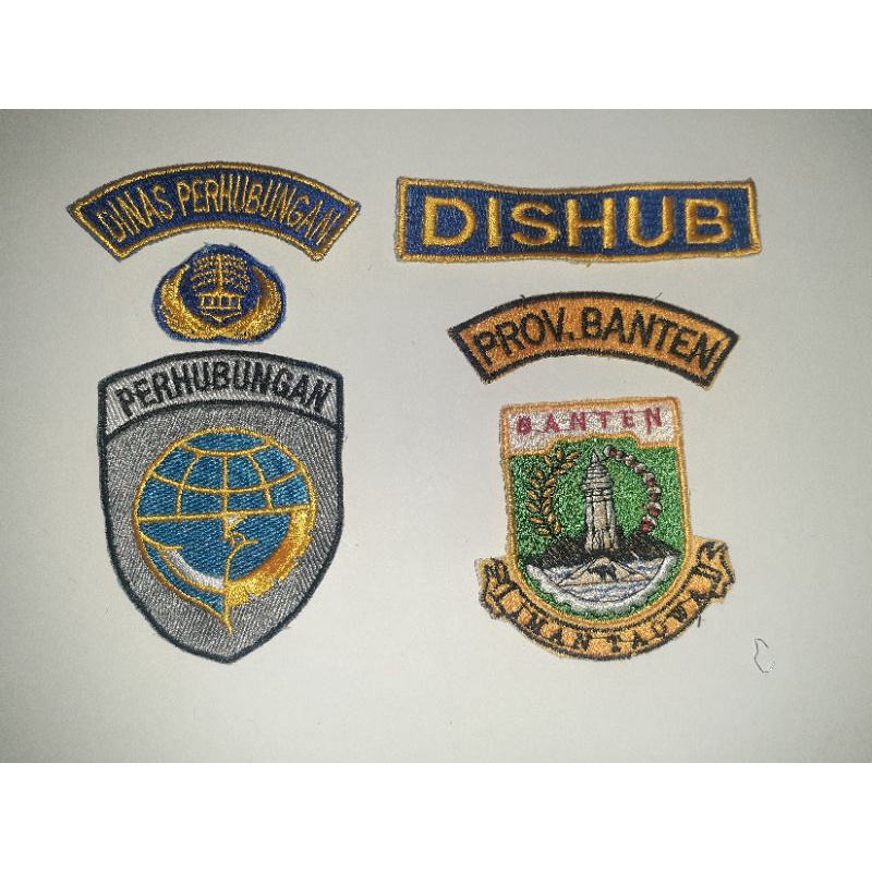 Atribut Logo seragam Dinas Perhubungan (DISHUB) Provinsi Banten Lengkap