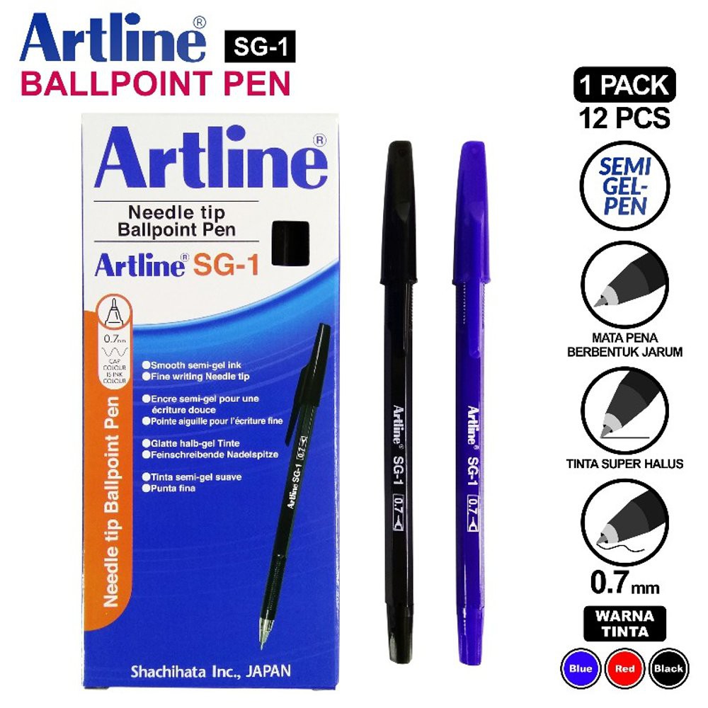 

[Lusin] ARTLINE SG-1 Pen Bolpoin Standar