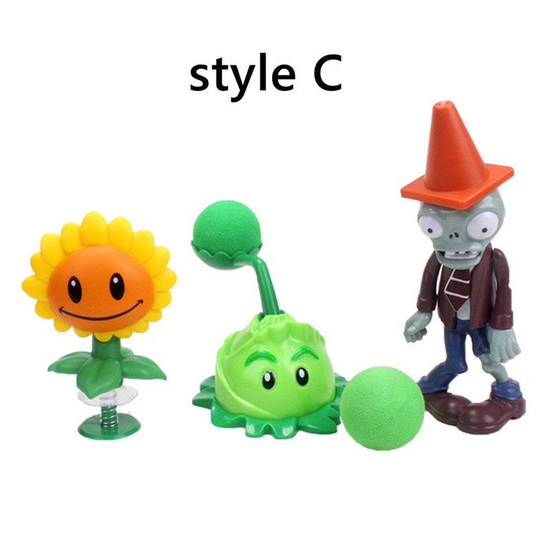 Set Mainan Action Figure Plants VS Zombies Untuk Hadiah Anak