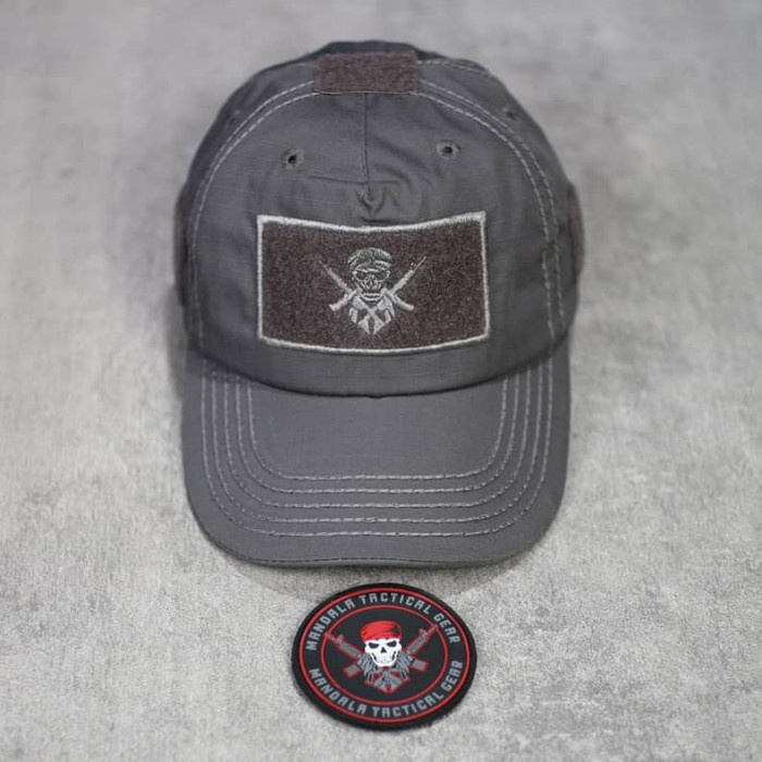 Topi Pria Topi Tactical premium / topi mandala Tactical / baseball caps - Abu-abu(C3Z9) Topi Distro 