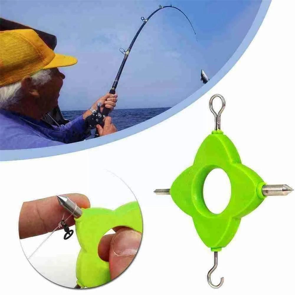 Rebuy Fishing Tackle Portable 4in1 Quick Knot Tying Carp Fishing Tool for Carp Rigs Tying Tool