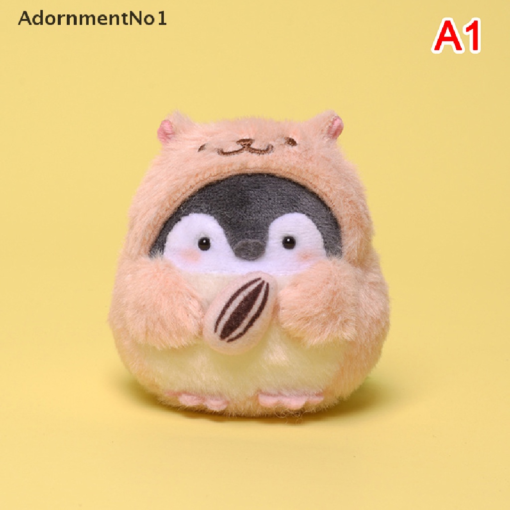 (AdornmentNo1) Gantungan Kunci Boneka Plush Bentuk Penguin Kartun Lucu