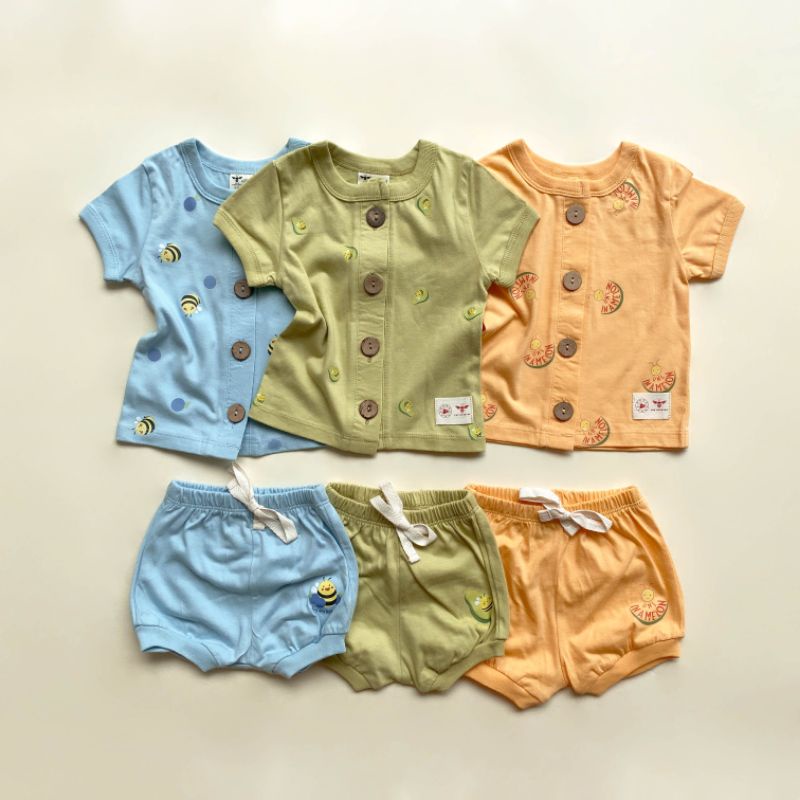 BOHOPANNA - BAE SET THE OVERTEE - BAJU OVERTEE - SETELAN ANAK