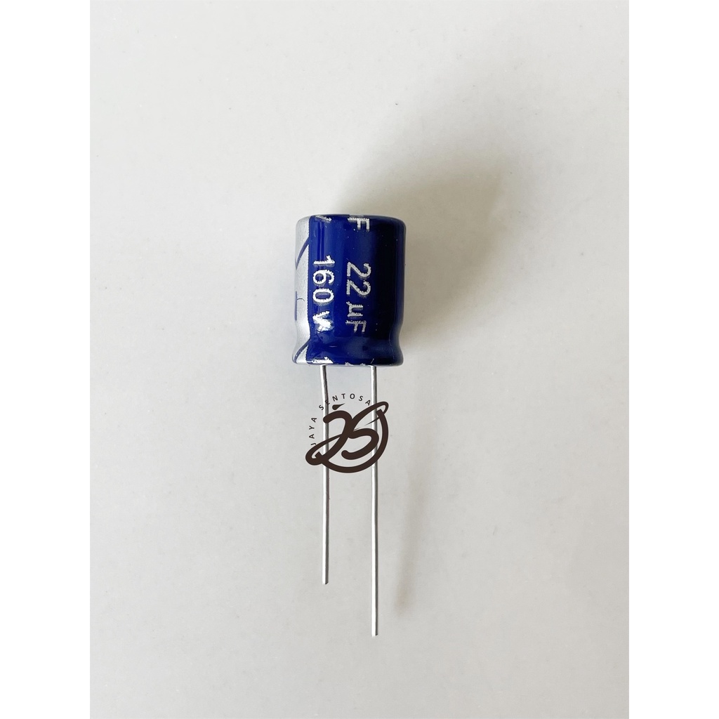 ELCO 22UF 160V (1 BUAH) KAPASITOR CAPACITOR ELCO KAPASITOR ELKO KAPASITOR 22 UF 160 V