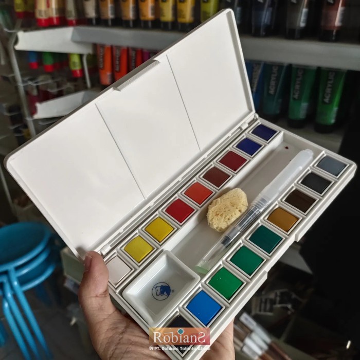 

Produk Terbaru Cat Lukis / Cat Air Padat - Maries Water Colours Pocket Set 18 Warna