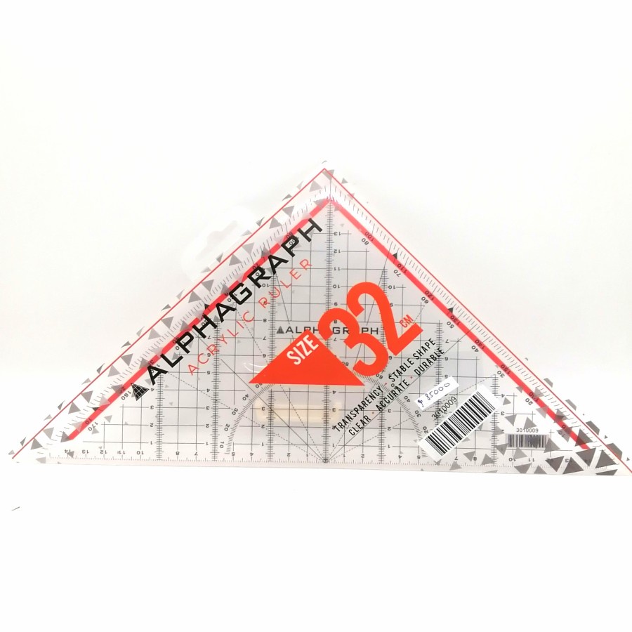 

Penggaris Plastic Alpha Size 32