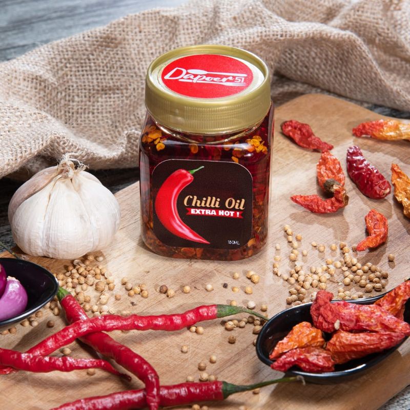 

Extra Hot Chili Oil | Minyak Cabe Extra Pedas 180 ml