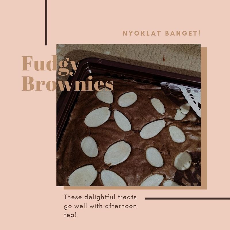 

Fudgybrownies almond/kismis