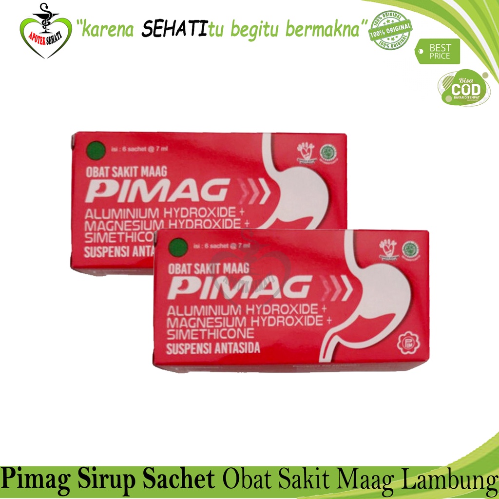 Pimag 7 Ml Perstrip Obat Lambung Paling Ampuh