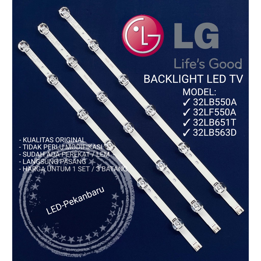 BACKLIGHT LED TV LG 32LF 32LB 6V 6K BL 32 INCH 32LB550 32LF550 32LB561