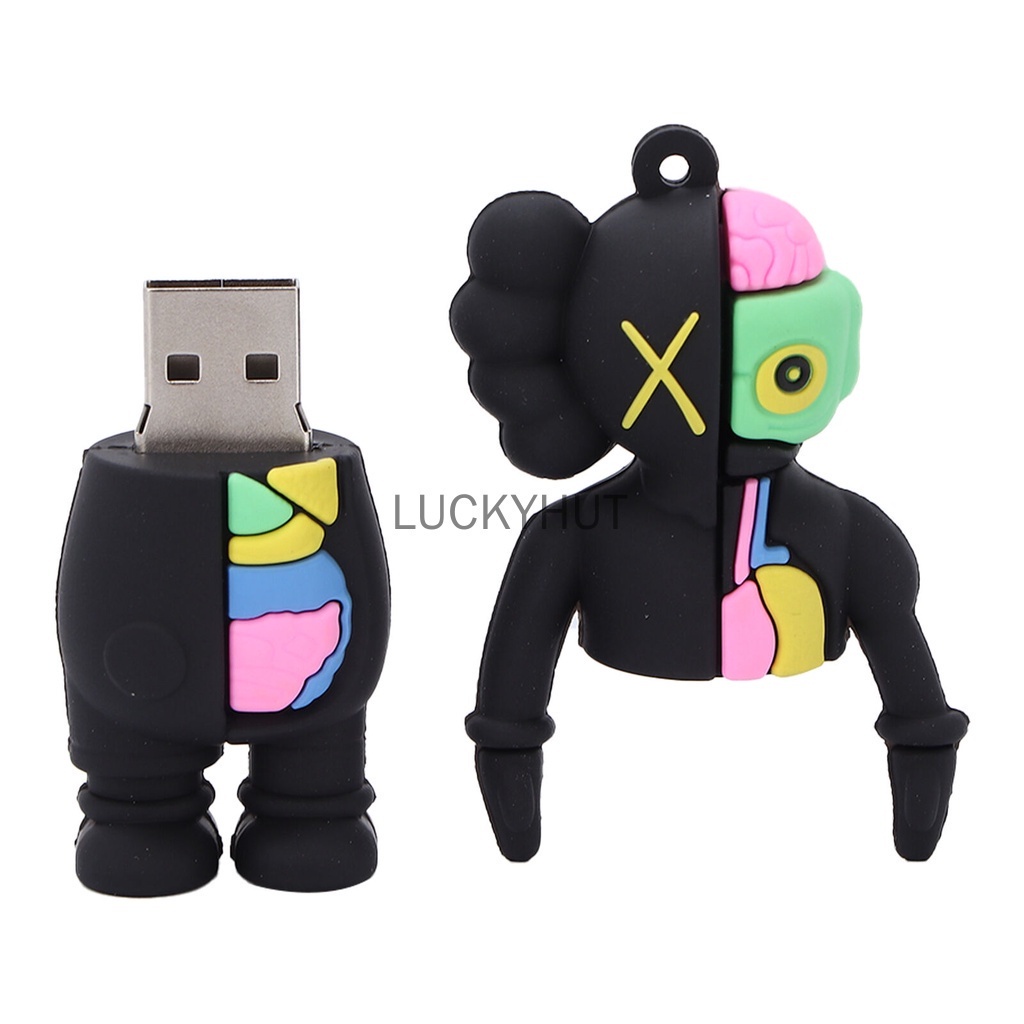 Usb Flash Drive Bentuk Beruang KAWS Kapasitas 64GB