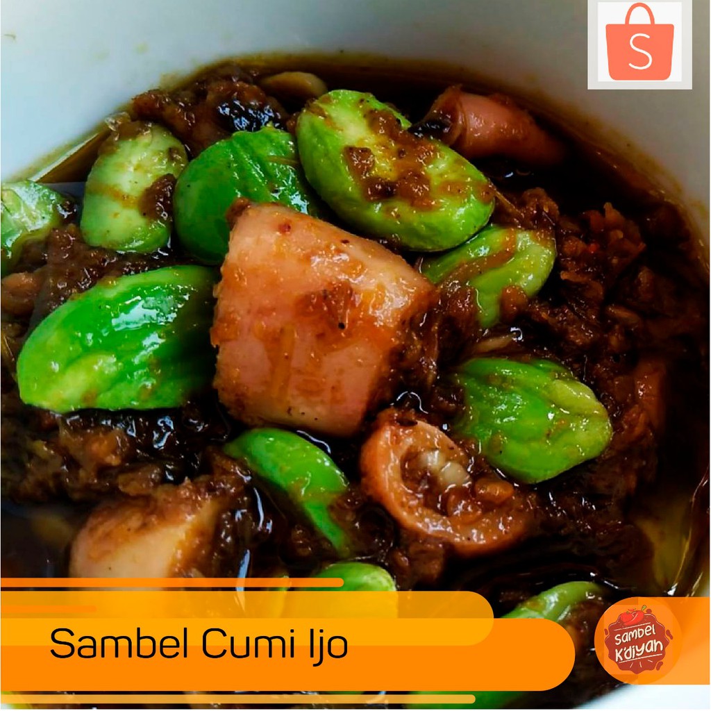 

Sambel cumi ijo pete Sambal