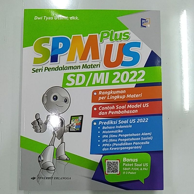 Buku Akm SD SPM PLUS US SD / MI 2022 + Soal Ujian Sekolah Kelas 6 SD Detik CERDAS AKM-SPM Plus
