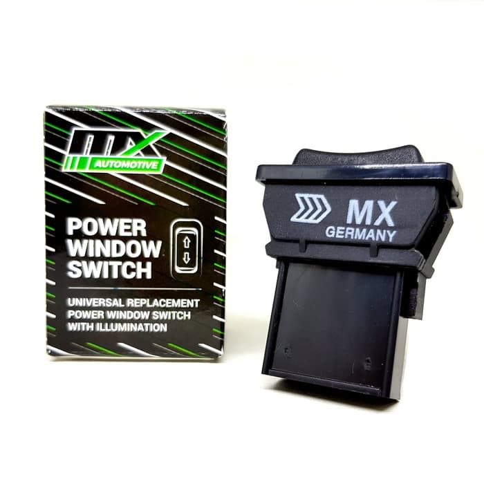 SAKLAR / SWITCH POWER WINDOW MX UNIVERSAL - LAMPU INDIKATOR