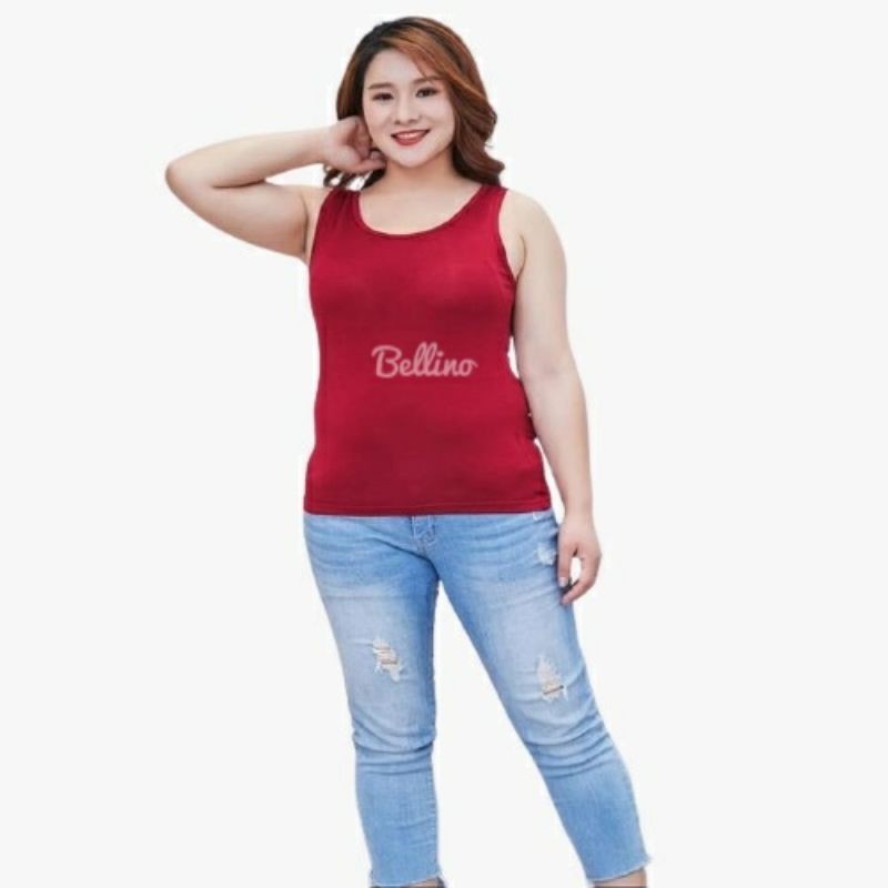 Jumbo 3L Singlet TankTop Tali Lebar Wanita Viorano/ Tank Top Tali Lebar Big Size 3L XXL Tengtop