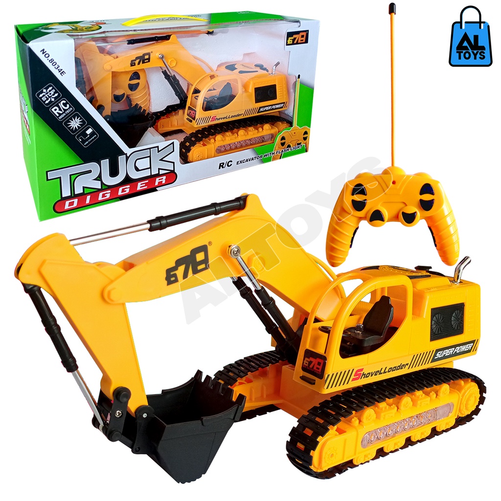 Mainan RC Remote Exsavator Digger Building Engineering Series 2.4Ghz