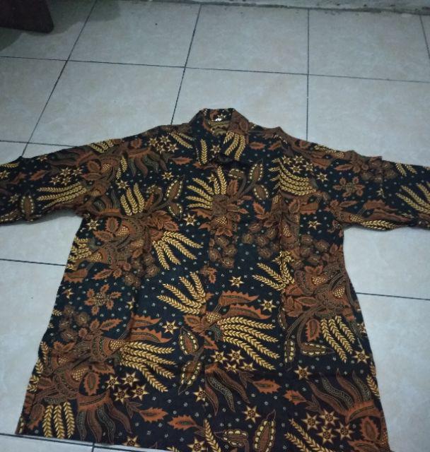 Batik Pria Lengan Panjang Kemeja Batik Pria Size M L Xl Xxl Batik Kemeja Batik Lengan Panjang Jateng