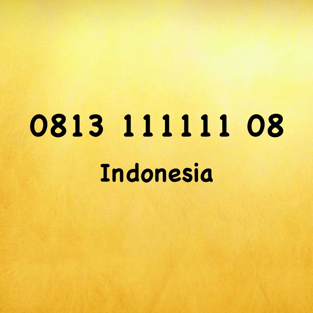 Nomor Cantik Simpati Seri 1108 - 108 - 1088 - 0813 111111 08