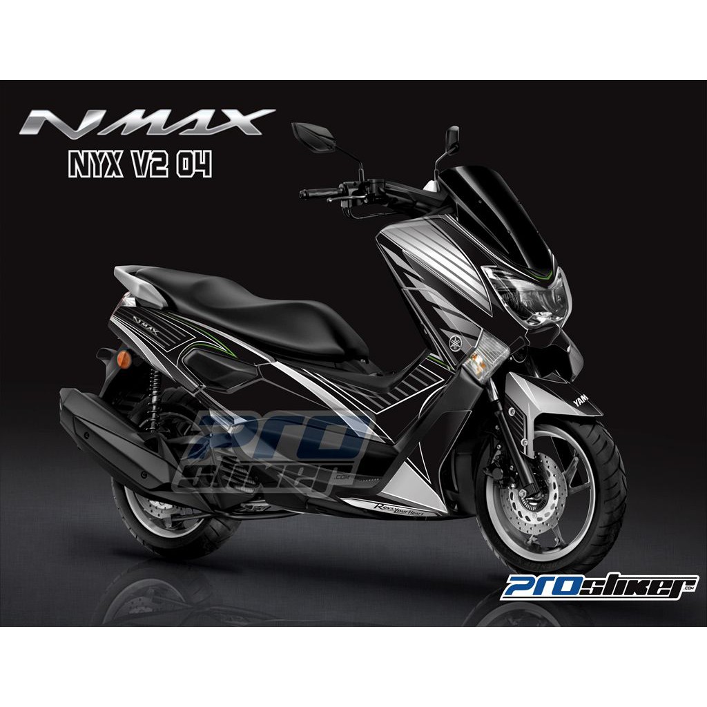 Decal Striping Nmax Modifikasi Nyx Grafis Simpel Elegan Terbaru