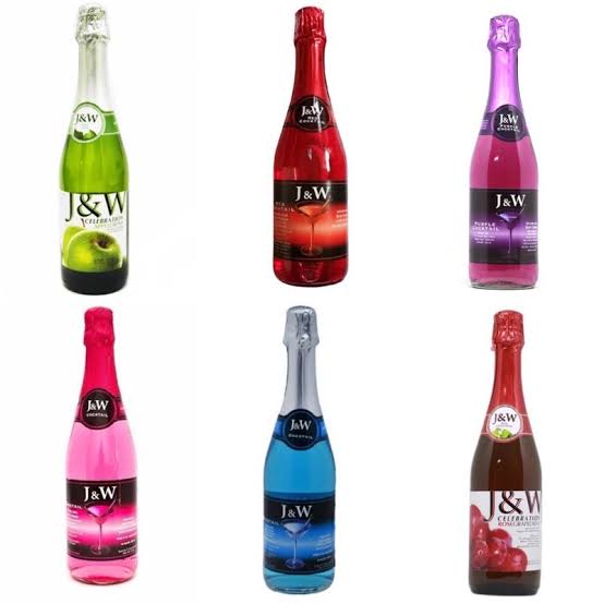 

J&W SPARKLING APPLE/ ROSE GRAPE CELEBRATION, PURPLE / RED COCKTAIL