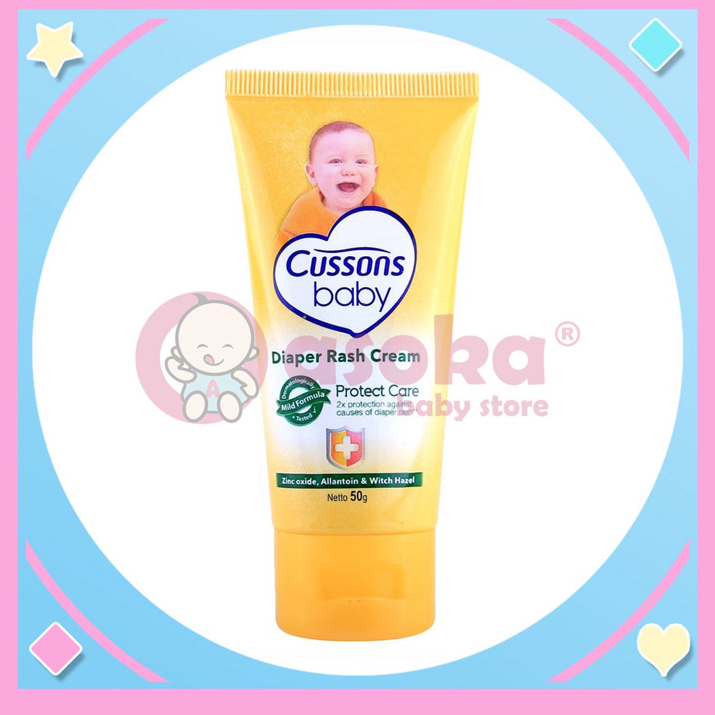 Cussons Baby Cream Diaper Rash I Krim Bayi Anti Ruam Popok 50gr ASOKA