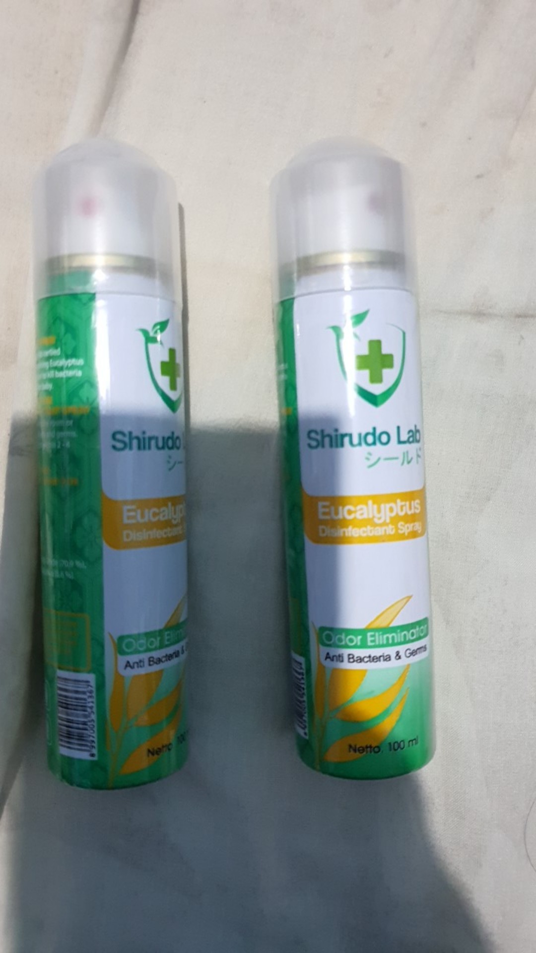 Shirudo Lab Eucalyptus Disinfectant Spray 100ml / Shirudo Spray / Bekku