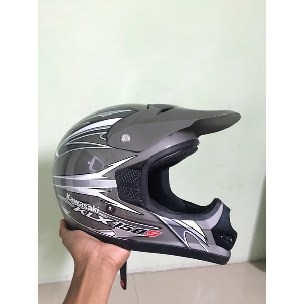 Helm KLX 150s ori standard kawasaki