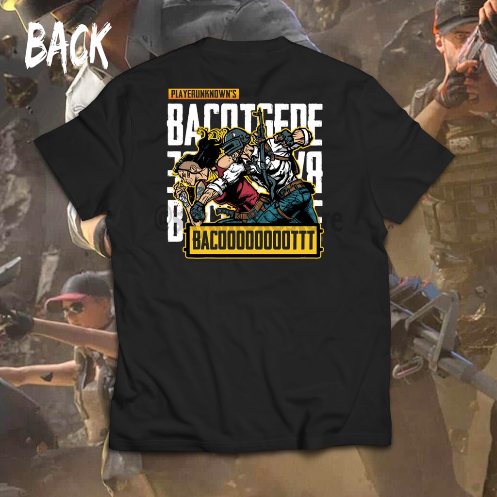 Kaos PUBG Mobile Battlegrounds: Bac**tt Gede