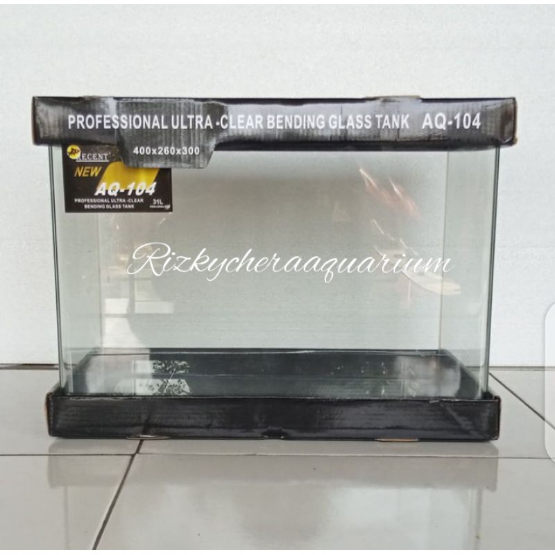 Aquarium Import bending
Merk Recent AQ-104
ukuran 40cm x 26cm x 30cm
Isi 31 Liter