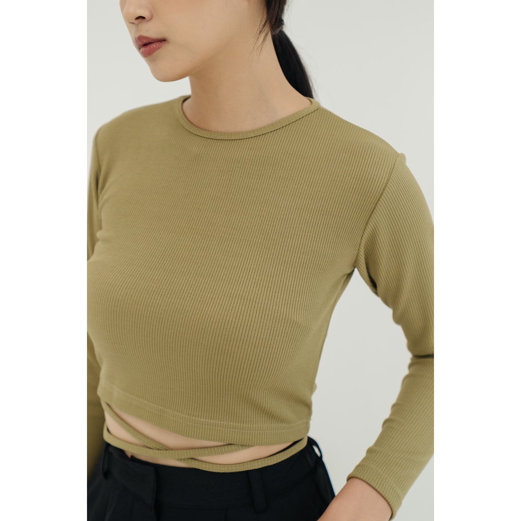 SURRELL - Lona Crop Top Long Sleeve