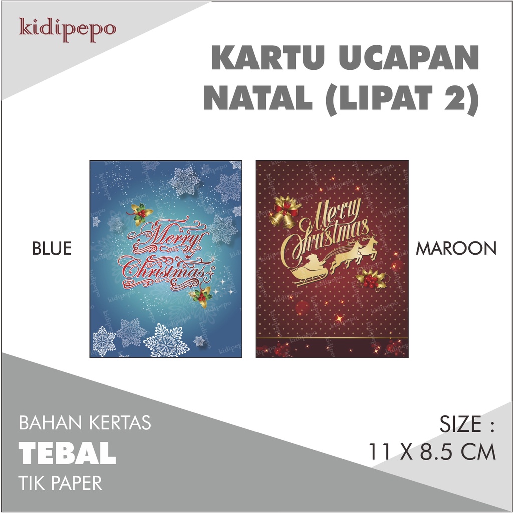 Jual Kartu Ucapan Natal Isi 10 Lembar Shopee Indonesia 7941