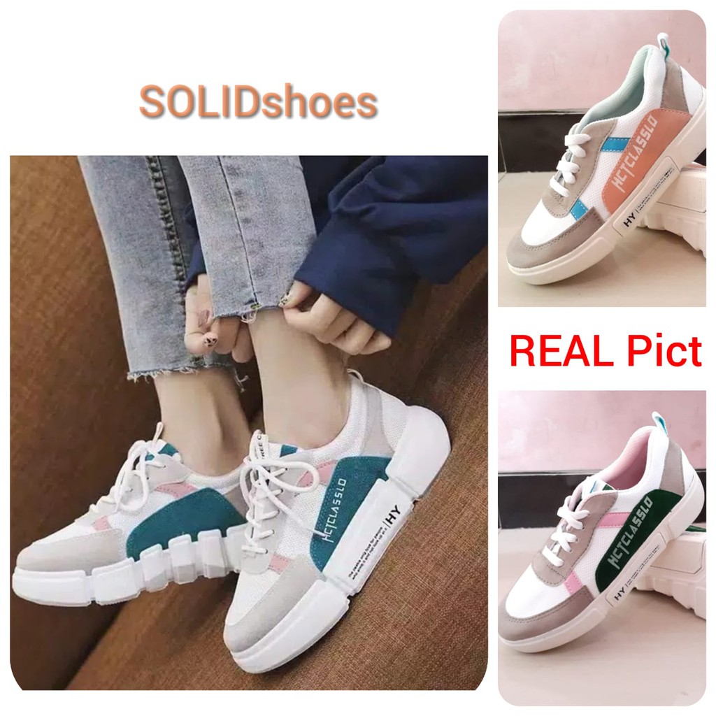  Sepatu  Wanita  semi Import Sneakers  Ulzzang Shopee  Indonesia