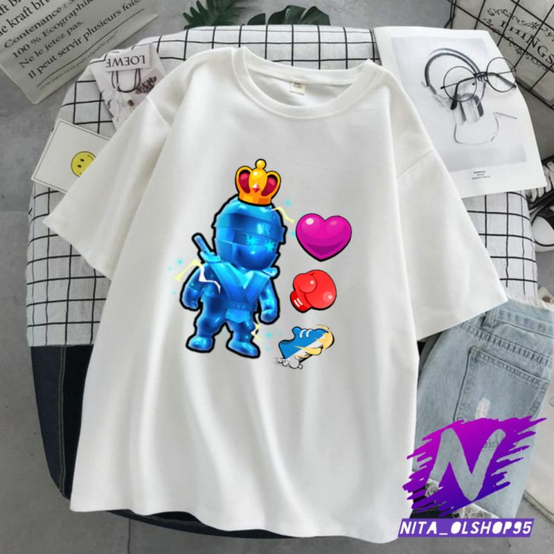 baju anak stumble guys kaos stumble guys ninja elektro