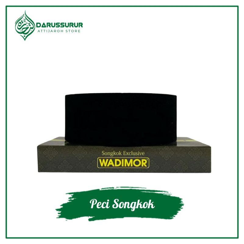Peci Songkok Wadimor | Peci Songkok Nasional | Peci Songkok | Peci Hitam AC | Songkok